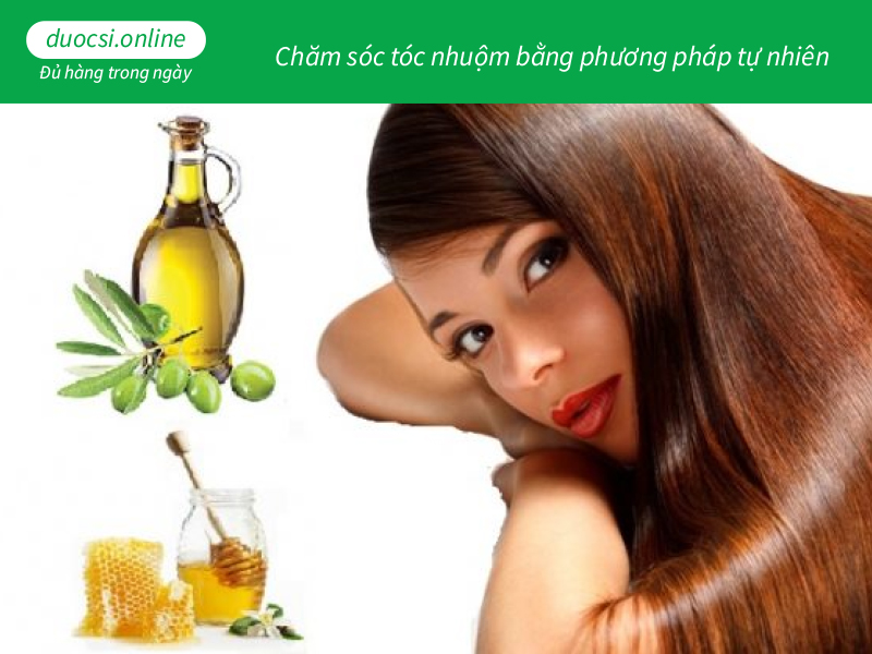 Chăm sóc tóc nhuộm bằng phương pháp tự nhiên