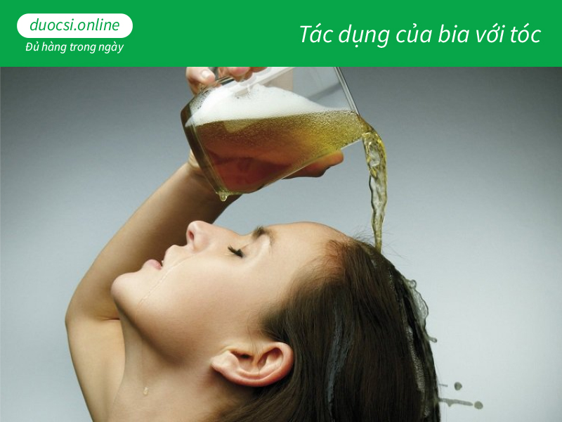 Tác dụng của bia với tóc