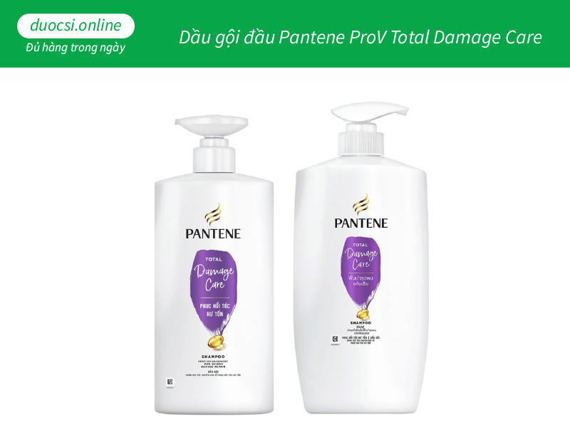 Dầu gội đầu Pantene ProV Total Damage Care