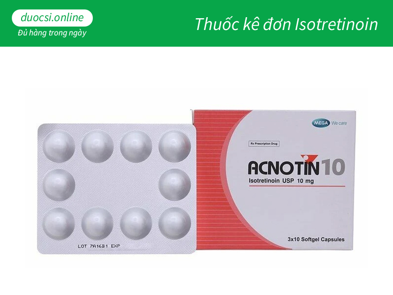 Thuốc kê đơn Isotretinoin