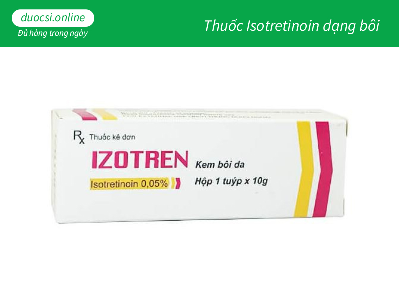 Thuốc Isotretinoin dạng bôi