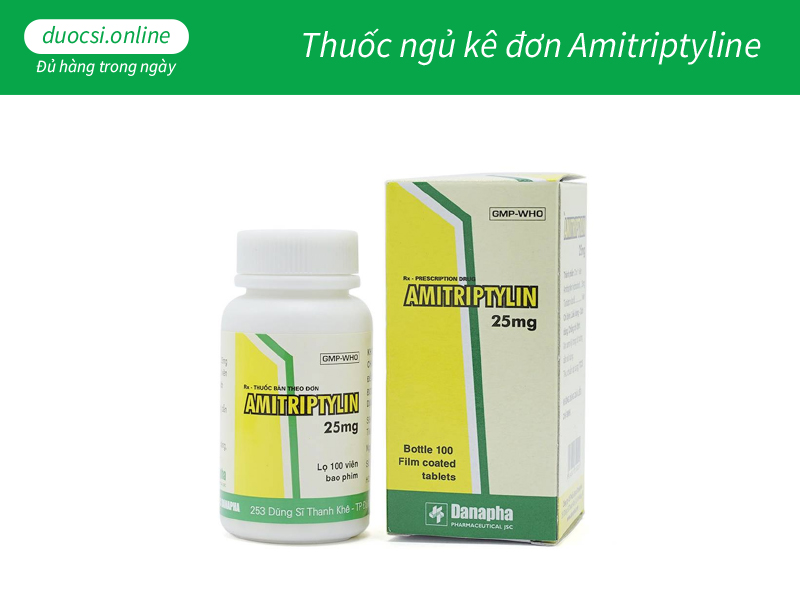 Thuốc ngủ kê đơn Amitriptyline