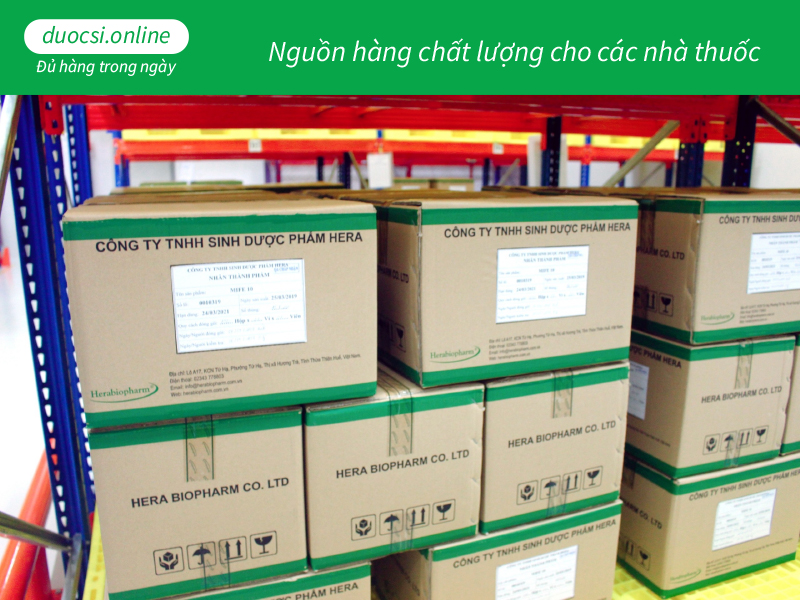 Nguồn hàng chất lượng cho các nhà thuốc