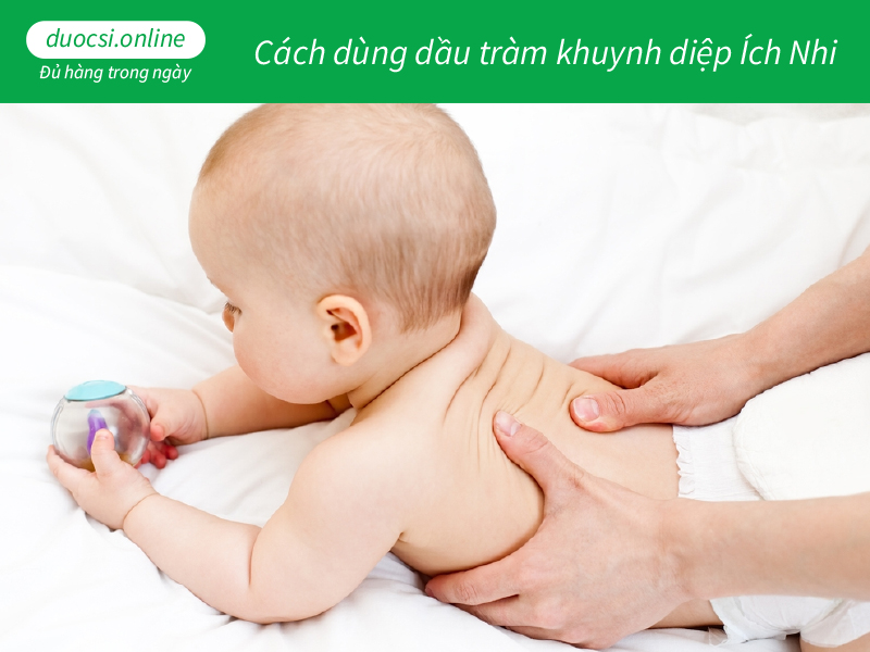 Cách dùng dầu tràm khuynh diệp Ích Nhi