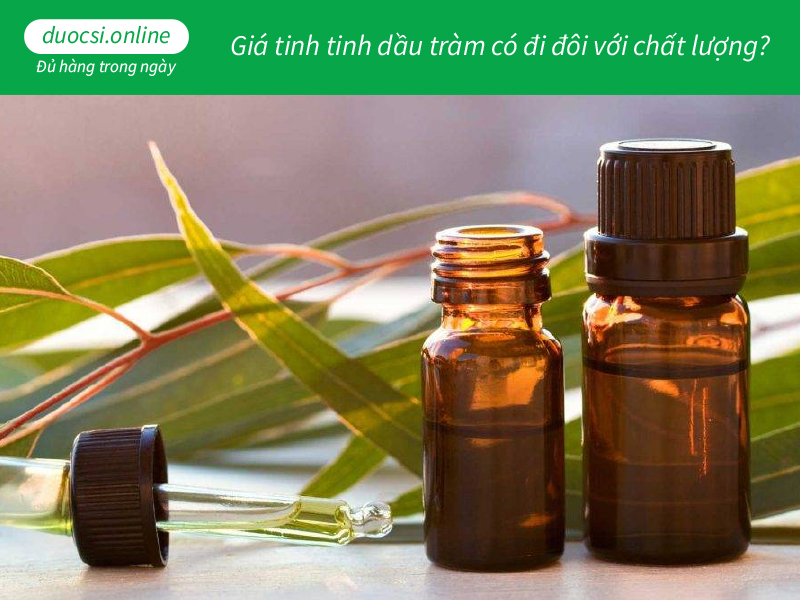 Giá tinh tinh dầu tràm có đi đôi với chất lượng?