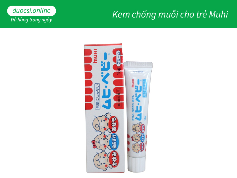 Kem chống muỗi cho trẻ Muhi