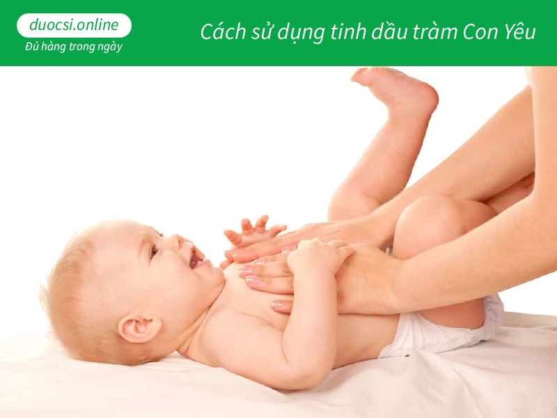 Cách sử dụng tinh dầu tràm Con Yêu