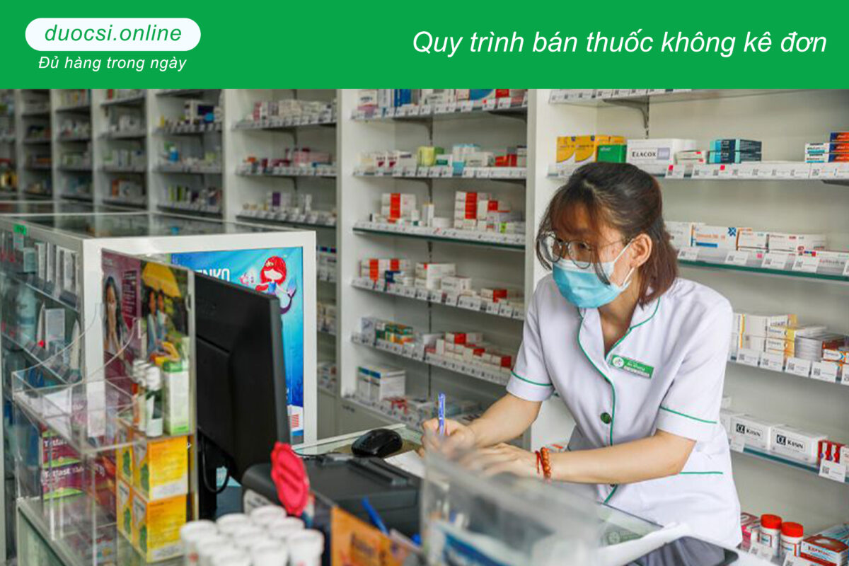 quy trình bán thuốc không kê đơn