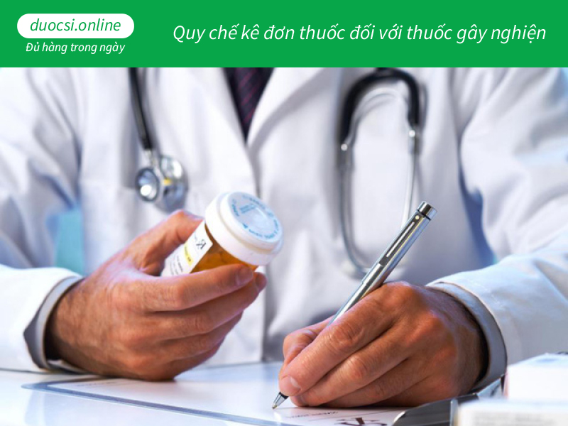 Quy chế kê đơn thuốc đối với thuốc gây nghiện