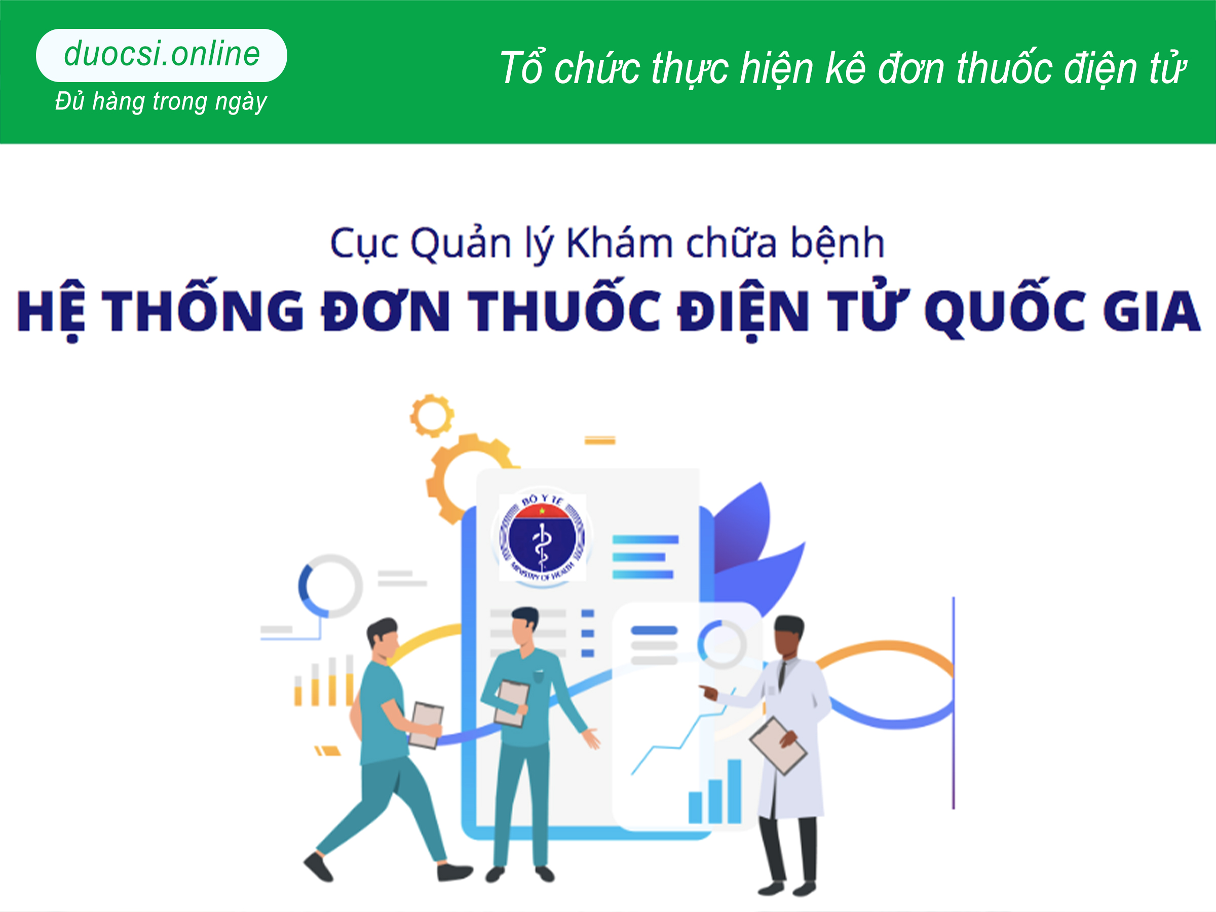 Tổ chức thực hiện kê đơn thuốc điện tử