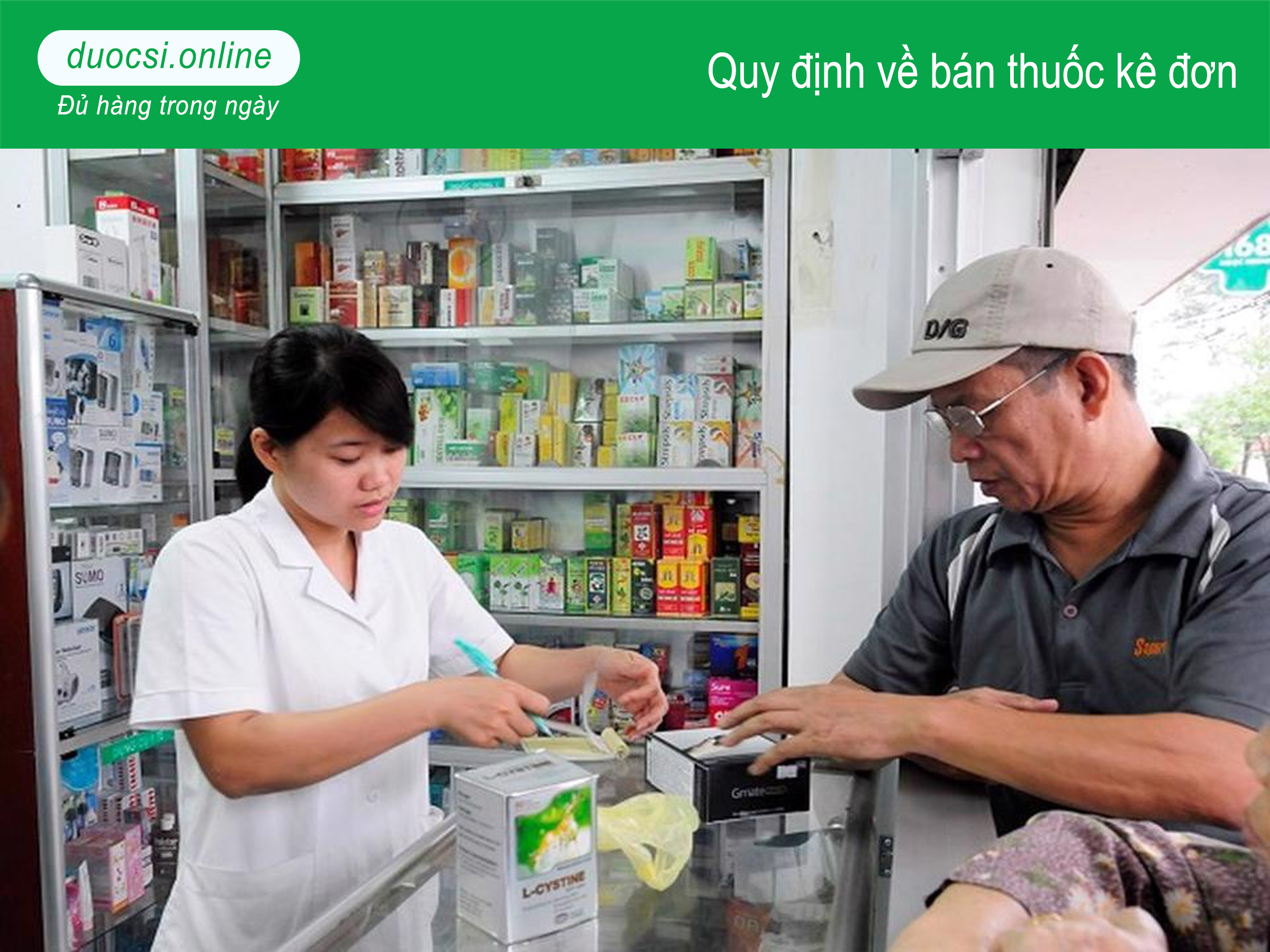 Quy định về bán thuốc kê đơn